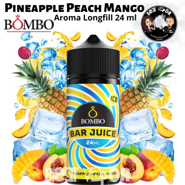 Pineapple Peach Mango Aroma Longfill 24ml de Bombo Bar Juice en Best Vapor