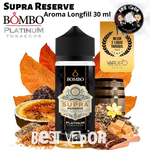 Supra Reserve Aroma Longfill 30ml de Platinum Tobaccos de Bombo en Best Vapor
