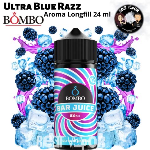 Ultra Blue Razz Aroma Longfill 24ml de Bombo Bar Juice en Best Vapor