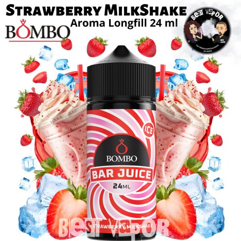 Strawberry MilkShake Aroma Longfill 24ml de Bombo Bar Juice en Best Vapor