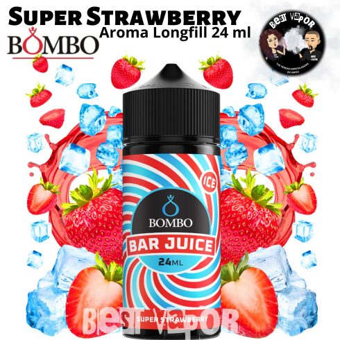 Super Strawberry Ice Aroma Longfill 24ml de Bombo Bar Juice en Best Vapor
