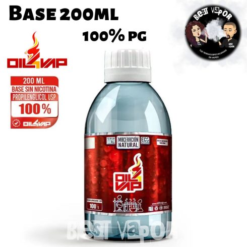 Base 200 ml 100% PG propilenglicol de Oil4Vap en Best Vapor