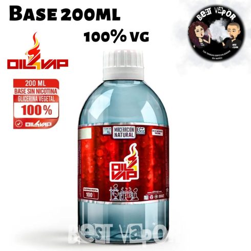 Base 200 ml 100% VG glicerina vegetal de Oil4Vap en Best Vapor