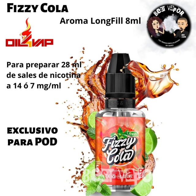 Fizzy Cola aroma longfill para sales de nicotina de Oil4vap