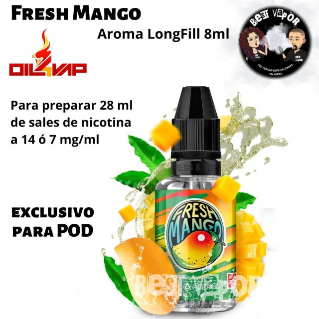 Fresh Mango aroma longfill para sales de nicotina de Oil4vap