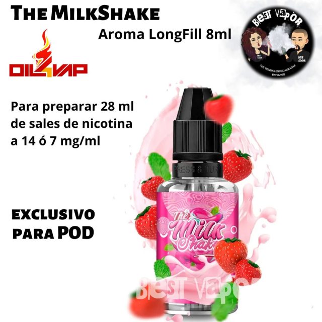 MilkShake aroma longfill para sales de nicotina de Oil4vap