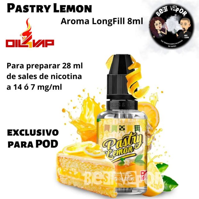 Pastry Lemon aroma longfill para sales de nicotina de Oil4vap