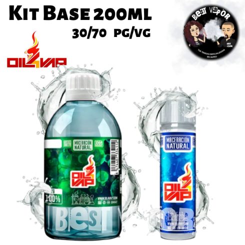 Kit Base 200ml 30pg-70vg de Oil4vap en Best Vapor