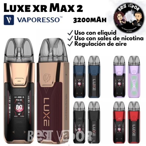 Luxe XR Max 2 de vaporesso en Best Vapor