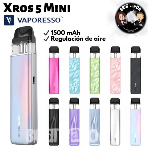 Xros 5 Mini Pod Kit de Vaporesso en Best Vapor