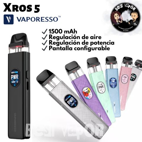 Xros 5 Pod Kit de Vaporesso en Best Vapor