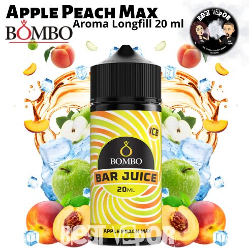 Apple Peach Max Aroma Longfill 20ml de Bombo Bar Juice en Best Vapor