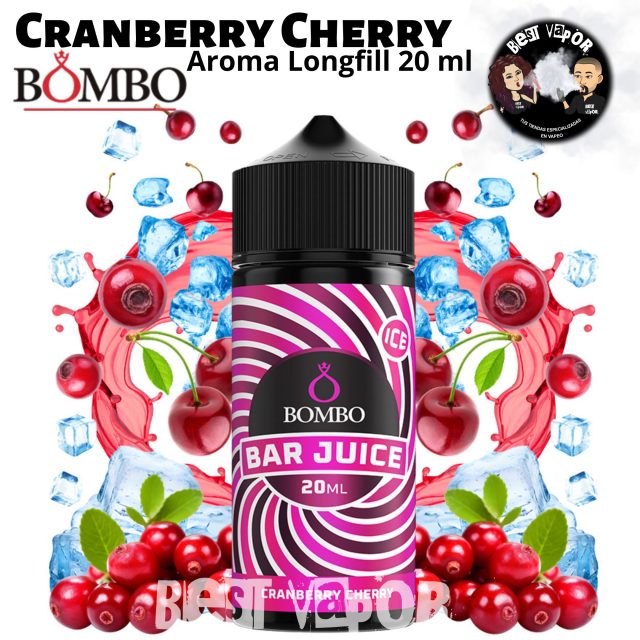 Cranberry Cherry Aroma Longfill 20ml de Bombo Bar Juice en Best Vapor