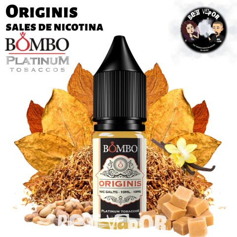 Originis sales de nicotina Platinum Tobaccos de Bombo en Best Vapor