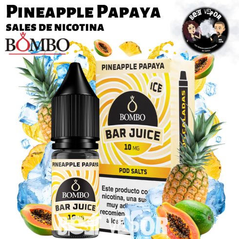 Pineapple Papaya sales de nicotina de Bombo Bar Juice en Best Vapor