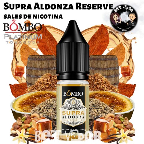 Supra Aldonza Reserve sales de nicotina Platinum Tobaccos de Bombo en Best Vapor