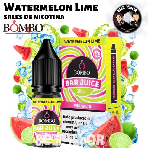 Watermelon Lime sales de nicotina de Bombo Bar Juice en Best Vapor